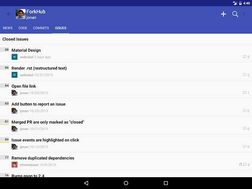 ForkHub for GitHub screenshot 12