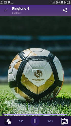 Football sounds Ringtones and Wallpapers screenshot 2