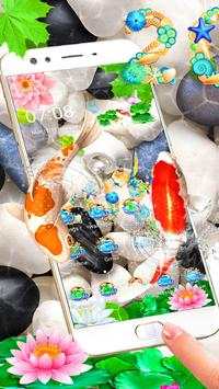 3D Koi Fish Lively Theme screenshot 1