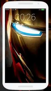 Iron Superhero Lock Screen screenshot 1