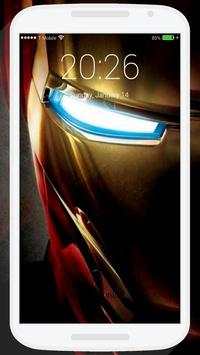 Iron Superhero Lock Screen screenshot 1
