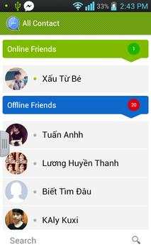 Quick Chat Facebook messenger+ screenshot 7