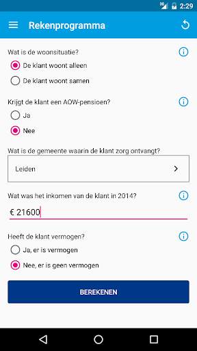 EB App Wmo – CAK Zakelijk screenshot 1