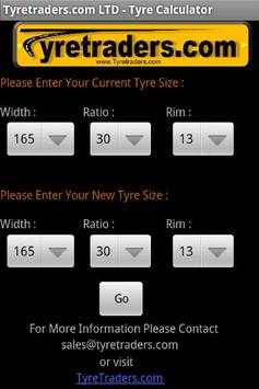 Tyre Calculator (Tire) screenshot 1