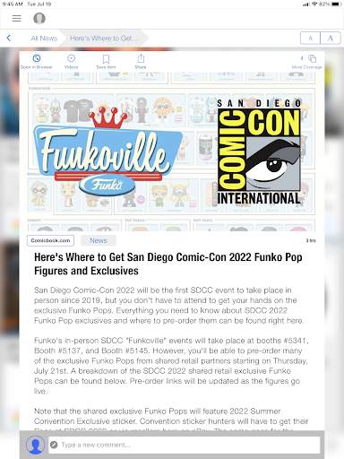 Comics News: Heroes & Movies screenshot 6