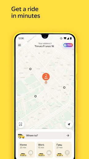 Yandex Go — taxi and delivery screenshot 3