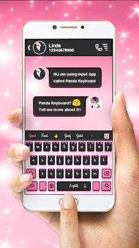 Pink Love Bow Keyboard screenshot 2