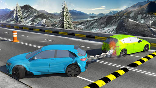 Chained Cars against Ramp screenshot 2