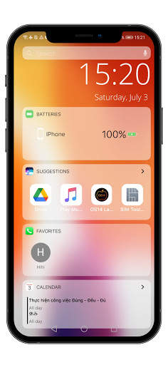 iOS launcher 15 screenshot 1