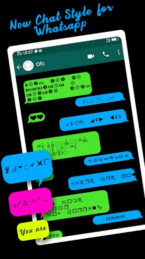 New chat style for whatsApp screenshot 1