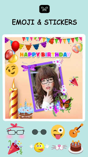 Birthday photo maker & editor 1 تصوير الشاشة
