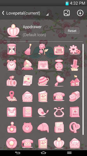 Love Petal GO Launcher Theme screenshot 6