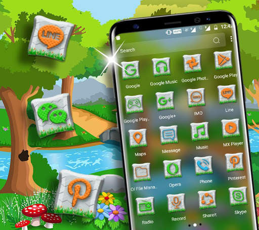 Anime Garden Launcher Theme screenshot 2