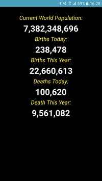 World Population Counter screenshot 1