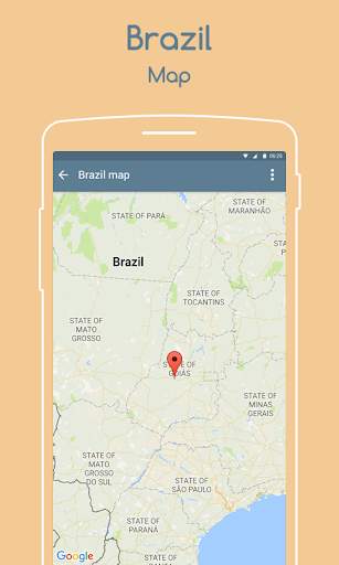 Map of Brazil screenshot 2