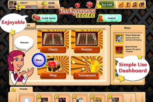 Backgammon Social - Tavla Beni screenshot 4