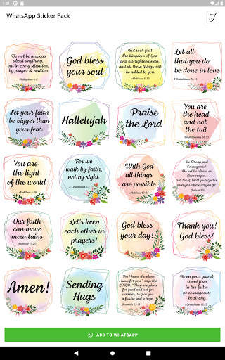 WAStickerApps Blessing & Prayers for you WhatsApp screenshot 14