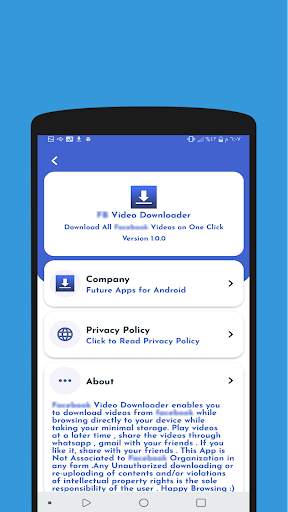 Video Downloader for Facebook screenshot 4