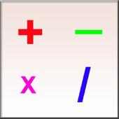 Mental educational child play math game logo