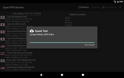 VPN Servers for OpenVPN screenshot 8
