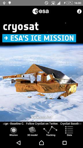 ESA cryosat скриншот 1