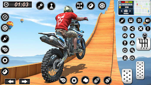 Bike Stunts Race : Bike Games screenshot 1