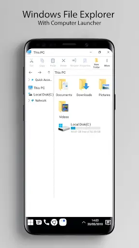 Computer Launcher for Windows Theme screenshot 3