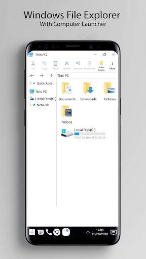 Computer Launcher for Windows Theme screenshot 3