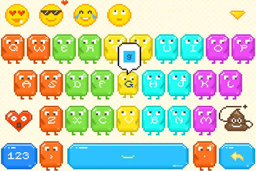 PixelEmoji Keyboard screenshot 1