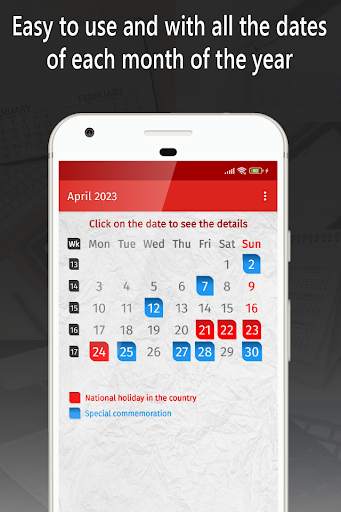 turkey calendar 2023 screenshot 2