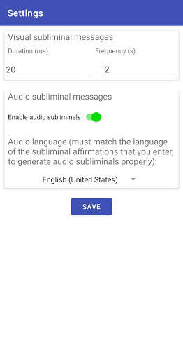 Subliminal Flash Lite - Визуальные и Аудио скриншот 2