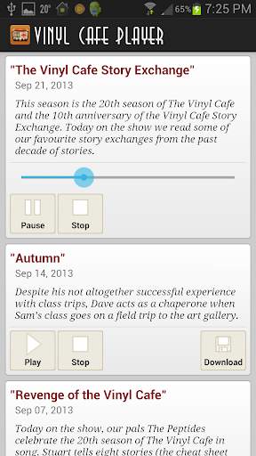 Vinyl Cafe Player screenshot 2