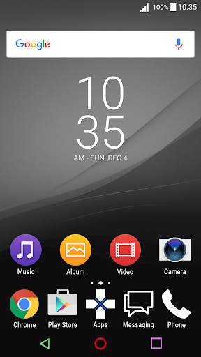 Black theme for XPERIA 1 تصوير الشاشة