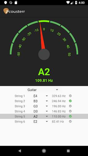 Acousterr Guitar Tuner screenshot 4