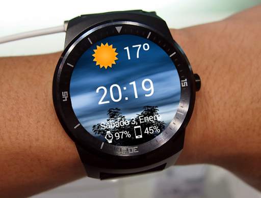 Beautiful Weather Watch Face screenshot 1