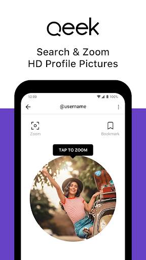 Qeek - Profile Picture Downloader for Instagram screenshot 1