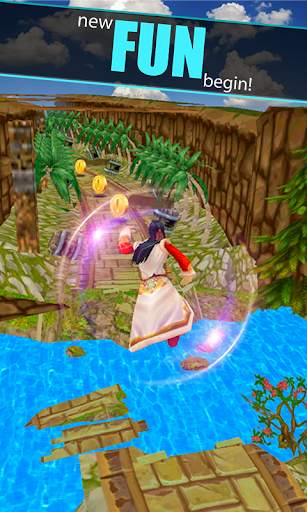 Princess Run Royal Street Chase - Gold Run Game screenshot 1