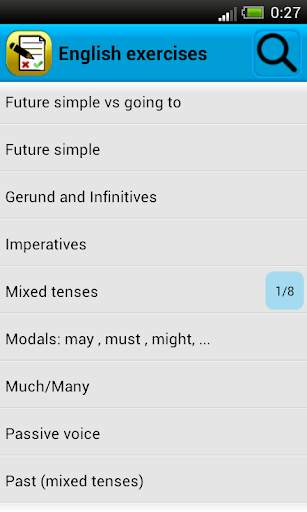 English exercises скриншот 1