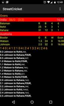 Cricket scorer screenshot 5