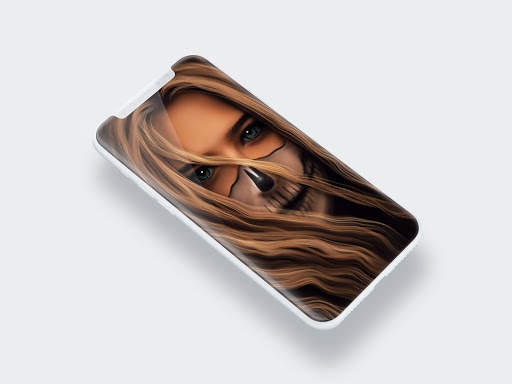 Girl Mask Wallpaper screenshot 5