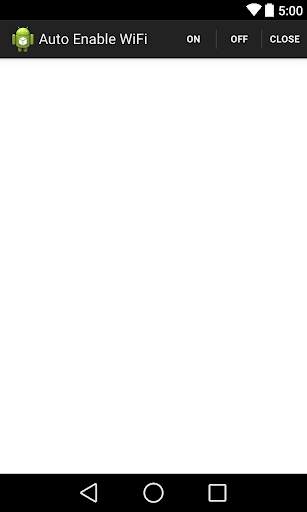 Auto Wifi Enable screenshot 1