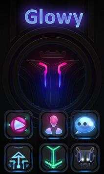 Glowy GO Launcher screenshot 3