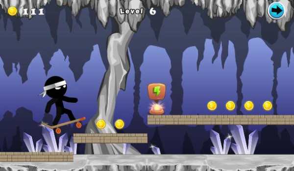 Ninja Skateboard Adventure screenshot 3