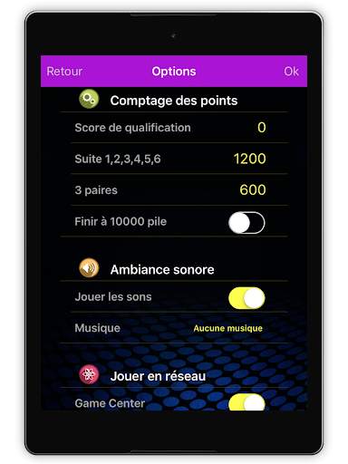 Jeu de dès 10000 néon screenshot 13