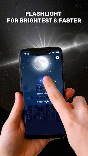 Flashlight on Call & Sms App screenshot 5