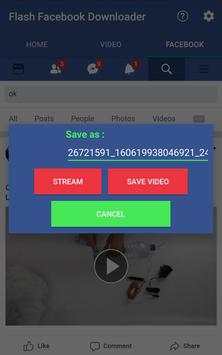 Flash FB Video Download And Easy Use screenshot 3