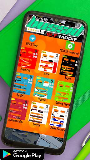 Mod Bussid Elf Modif screenshot 2