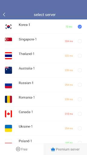 VPN Korea - KR VPN Master screenshot 2