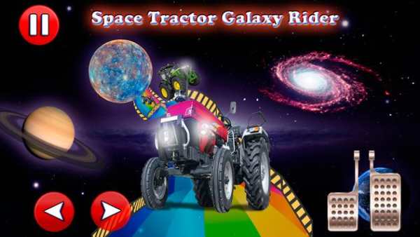 Galaxy Farming Tractor : Space Racing Game screenshot 2