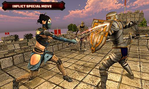 American Ninja Sword Fight with Assassin Warrior screenshot 2